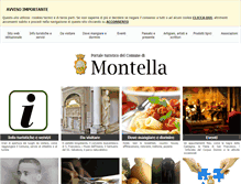 Tablet Screenshot of comunemontella.it